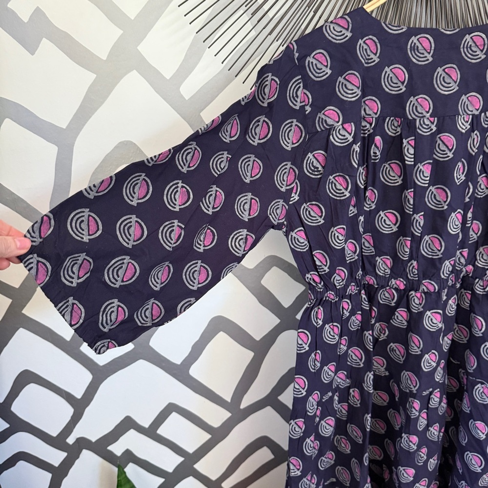 Mata Traders Ariana Dress Navy - Picture 4 of 6